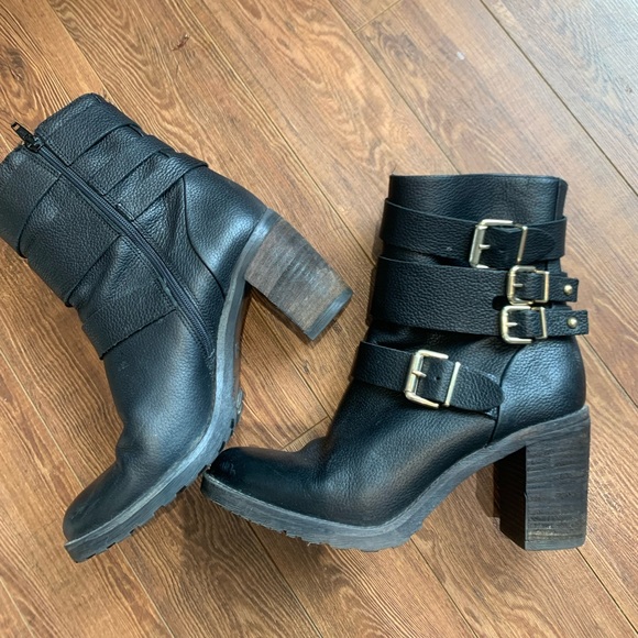 MINELLI HEELED ANKLE BOOTS - Picture 1 of 9